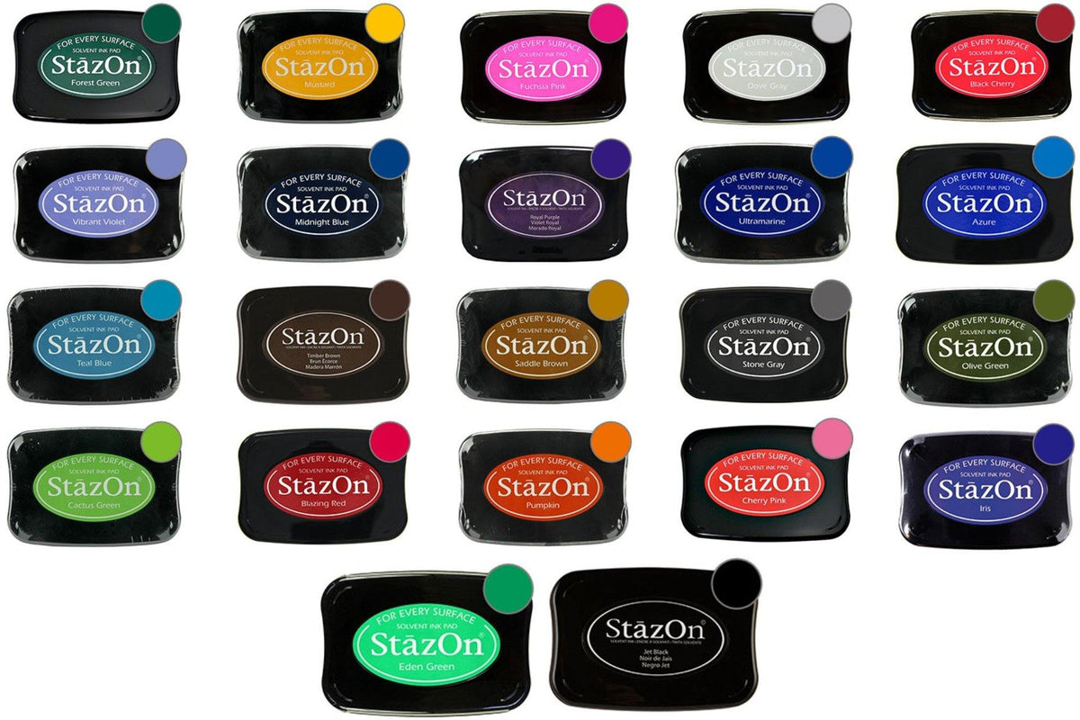 StazOn Permanent Ink Pads, Rubber Stamp Pad