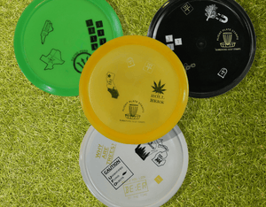 Custom Stamp Art - Disc Golf Robot