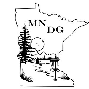 2" x 2" Minnesota Disc Golf Stamp - FlightPlateStamps