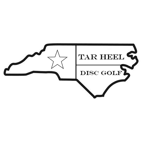2" x 2" North Carolina Disc Golf Stamp - FlightPlateStamps