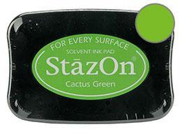 StazOn Solvent Ink Pad-Eden Green 