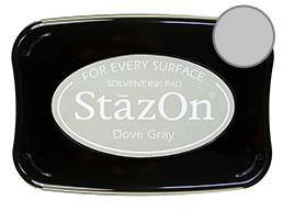 StazOn Permanent Ink Stamp Pad, 1-7/8 x 3, Hydrangea Blue